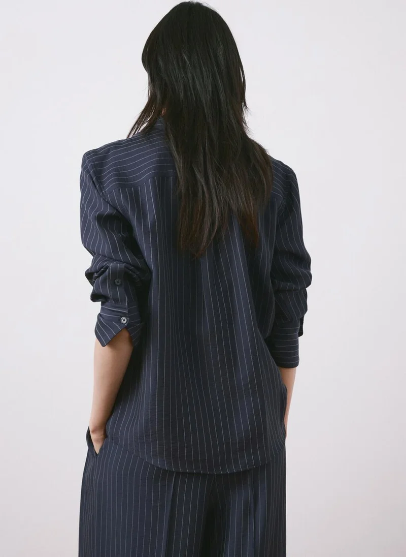 MANGO Pinstripe shirt